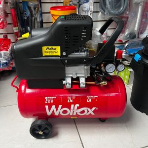 COMPRESOR WOLFOX 2HP120V MONOFASICO 24 LTS